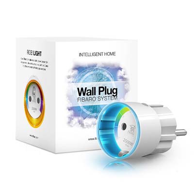 Presa FIBARO - La presa controllata Fibaro è un modulo intelligente ed </br>estremamente compatto, che permette il controllo dell'illuminazione e di altri </br>dispositivi attraverso l'uso di comandi Z-Wave.</br>E' stata progettata per lavorare con carichi di qualsiasi tipo, fino a un </br>massimo di 2500W.</br>Alimentazione: 110-230 V AC  10 50/60Hz</br>Potenza massima: 2,5 kW</br>Consumo: 0,8 W</br>Frequenza: 868,42 MHz</br>Dimensioni: 43 x 65 mm (diametro x altezza)</br>Temperatura di funzionamento: 0-40 ° C</br></br></br>