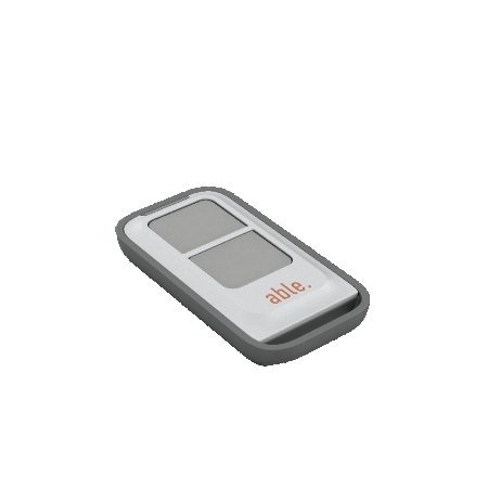 Trasmettitore rolling code 868.30 MHz a due tasti, versione programmabile</br>
