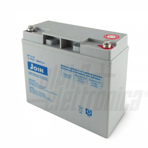 Capacita': 18 Ah</br>Tensione: 12 V</br>Tecnologia: Piombo AGM</br>Dimensioni: 76mm x 180mm x 167mm</br>