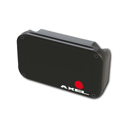Sensore accelerometrico triassiale antiscavalcamento per protezione di reti, </br>recinzioni, cancelli e portoni. Sensore via radio bidirezionale in grado di </br>discriminare e/o rilevare ogni tipo di vibrazione o spostamento. Completo di </br>circuito AX-CN00sw già cablato e programmabile da remoto con Oberon X.</br>- Frequenza radio 868MHz, portata radio 1.000 mt in aria libera, 1.000 frequenze</br> di lavoro</br>- Programmi a bordo programmi di autoapprendimento</br>- 6 configurazioni di preset preimpostate</br>- 3 funzioni di autoapprendimento</br>- Tamper anti-rimozione del coperchio</br>- Contenitore anti-urto IP66</br>- Temperatura di funzionamento: da -25°C a 65°C</br>- Pacco batteria al litio da 3,6V - 5,4Ah in dotazione</br>- Dimensioni: 124 x 76 x 19mm</br></br>