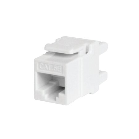 KEYSTONE CAT 5 RJ45 UTP 180 GRADI BIANCO</br>