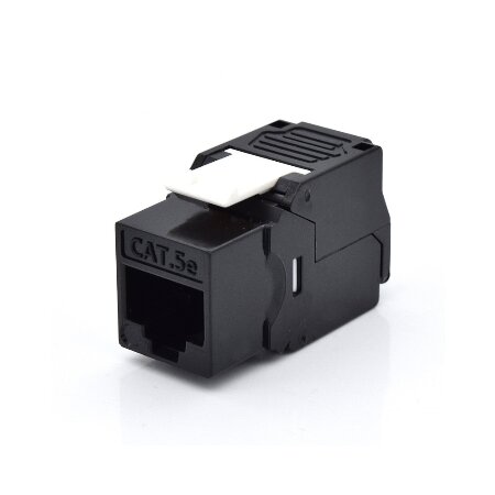 Professional Keystone Cat. 5 UTP, 180 degree, NERO - tool less</br></br>