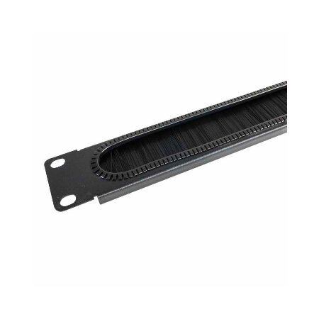 PANNELLO GESTIONE CAVI 1U CON SPAZZOLA</br>