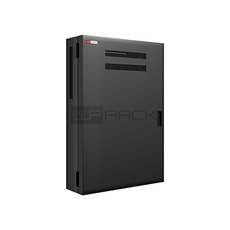 I nuovi armadi rack verticali da parete della serie RWV sono la soluzione ideale</br> le piccole/medie installazioni in spazi ristretti. Grazie all'innovativo </br>sistema permette di installare 3 unità sui montanti orizzontali il cablaggio e </br>sulle 4 unità verticali le periferiche di rete più profonde. I montanti </br>orizzontali sulla parte superiore possono essere ruotati fino a 180° ed </br>orientati per favorire i collegamenti di rete. I montanti verticali invece </br>possono essere posizionati a diverse altezze in modo da poter lasciare più posto</br> sulla parte superiore per il cablaggio oppure per lasciare maggior spazio alle </br>periferiche installate.</br>Sulla parte sinistra inoltre è possibile alloggiare una PDU sulle staffe 19" </br>verticali oppure un kit di gestione cavi, mentre sulla parte destra degli anelli</br> passacavi sono già parte della struttura.</br>L'areazione passiva è garantita dalle fessure a nido d'ape sulla porta, sui lati</br> e sul fondo. Ingresso cavi è possibile dalla parte superiore o inferiore o </br>posteriore.</br>E' disponibile in tre versioni, dove a cambiare è solo l'altezza dell'armadio </br>per poter alloggiare periferiche anche molto profonde, dai 31 cm di profondità </br>massima della versione più piccola, 51 cm nella versione intermedia e fino a </br>91cm nella versione più grande.</br>- Struttura portante e porta in solido acciaio 1,5 mm</br>- Porta in acciaio rinforzata con chiave</br>- Ingresso cavi dalla parte superiore o inferiore o posteriore</br>- Capacità di carico fino a 100 Kg</br>- 3 unità 19" orizzontali sulla parte superiore ruotabili a 180°</br>- 4 unità 19" verticali regolabili in altezza</br>- 1 unità verticale laterale per installare una PDU oppure una guida cavi.</br>- Dimensioni LxPxA: 643x200x942 mm</br>- Permette di installare verticalmente periferiche profonde massimo 51cm</br>- Peso: 28 Kg</br>- 20 set di viti inclusi (viti  dadi a gabbia)</br>- Colore: nero, RAL 9005</br>- Grado di protezione IP 20</br>