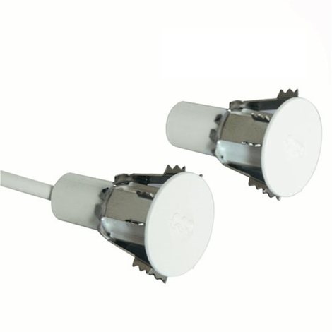 Contatto magnetico in termoplastico per montaggio ad incasso negli infissi. E' </br>adatto all'installazione su qualsiasi tipo di infisso anche di materiale </br>ferromagnetico (ferro). Infatti, grazie ad una molla in bronzo fosforoso, il </br>contatto rimane distanziato dal materiale del serramento, limitando così la </br>riduzione del campo magnetico causato dai materiali ferrosi e mantenendo una </br>buona distanza di intervento. Tipiche applicazioni sono: porte blindate, porte e</br> portoni in ferro. Viene montato a pressione in un foro di 22 mm di diametro. La</br> parte reed contiene una ampolla reed incapsulata ermeticamente con resina </br>poliuretanica insieme ad un loop di tamper per ridurre le possibilità di </br>effrazione. Disponibile versione con contatto NC e con contatto NC-NA (in </br>scambio). La connessione è a fili o a morsetti.</br>