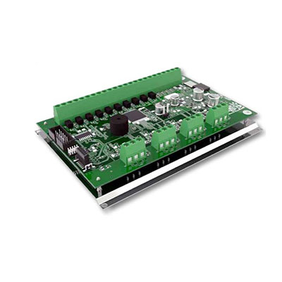 Scheda elettronica di analisi a quattro zone.</br>
