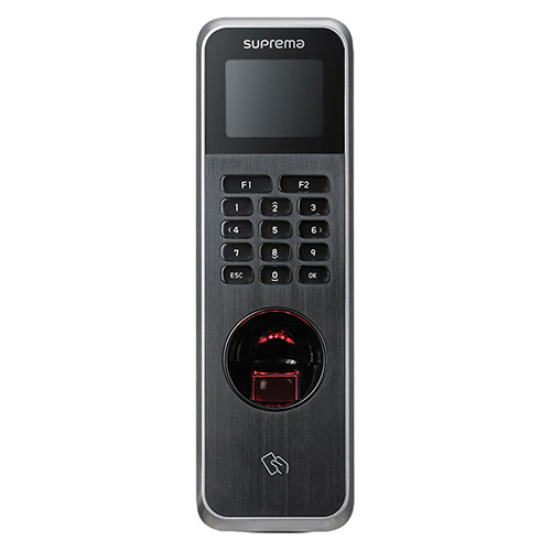 Lettore biometrico BLN2-ODB 125kHz EM & 13.56MHz MIFARE, MIFARE Plus, </br>DESFire/EV1 & 2.4GHz BLE</br>- Utenti 10.000</br>- Template 20.000</br>- Eventi 1.000.000</br>- LCD 1.77" colori LCD</br>- Suono 16-bit Hi-Fi</br>- Ethernet 10/100 Mbps, auto MDI/MDI-X</br>- RS-485 1ch Host o Slave (Selezionabile)</br>- Wiegand 1ch Ingresso o Uscita (Selezionabile)</br>- TTL 2ch Ingresso</br>- Relè 1 Relè</br>- Protezione IP67</br>- Tamper Supportato</br>- Alimentazione DC 12V</br>- Temperatura -20°C /50 °C</br>- Umidità 0 / 80</br>- Dimensioni (LxAxP, mm) 58 x 190 x 44</br>