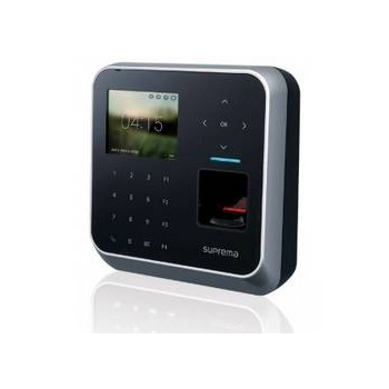 BioStation 2 - Terminale biometrico di controllo accessi e presenze:</br>- Monitor LCD WVGA Touch Screen</br>- Lettore ottico di impronta</br>- Lettore di carte RFID 13,56MHz Mifare/Desfire</br>- Capacità template 1.000.000 (1:1), 40.000 (1:N)</br>- 500.000 utenti (1:1), 20.000 (1:N) - Eventi: 3.000.000</br>- USB, Tamper, IP65</br>- Interfacce: TCP/IP, Wiegand, WiFi</br>- Porte RS485, RS232, 4 porte TTL I/O, 2 Relè</br>- Suono a 16 bit Hi-Fi per voce e indicazioni sonore</br>- Temperatura di Lavoro: - 20°C  50°C</br>- Alimentazione 12vDC, PoE</br>- Dimensioni (mm) 142(L) x 144(A) x 45(P)</br>