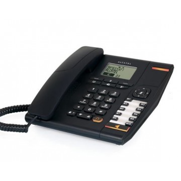 Telefono analogico con tasti diretti utilizzabile su linea esterna analogica o </br>come interno di centralini telefonici analogici.</br>Caratteristiche:</br>- Display in bianco e nero a 4 linee</br>- Vivavoce</br>- Volume vivavoce ad 8 livelli</br>- 10 tasti a memoria diretta programmabili</br>- Rubrica da 170 contatti</br>- Presa auricolare RJ9 con tasto dedicato</br>- Aumento del volume fino a 4 livelli</br>- 4 suonerie, regolabili su 3 livelli</br>- Pulsante di richiamata</br>- Montaggio a muro possibile</br>- Dimensioni: 350x268x59.</br></br>