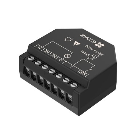 Relèe smart - 1 canale - con Energy Monitoring</br>Controllo via app EZVIZ.</br>Timer e automazioni.</br>Compatibile Google/Alexa.</br>