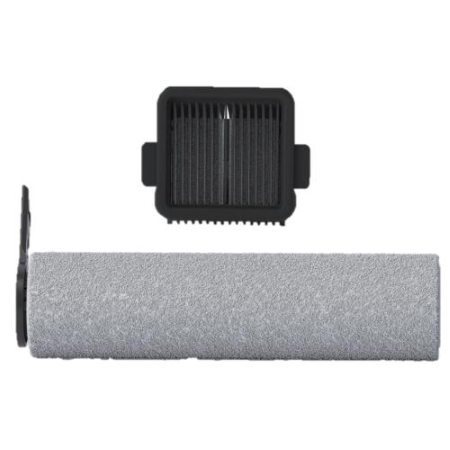 Kit composto da 1 spazzola rotante e 1 filtro HEPA di ricambio per Scopa RH2.</br>
