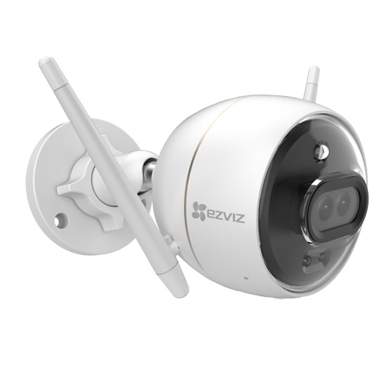 Telecamera Wi-Fi Full HD, doppio obiettivo</br>La prima telecamera con visione notturna a colori senza luci supplementari</br>Deep learning e AI per riconoscimento persone/veicoli</br>Grado di protezione IP67</br>Avvisi vocali personalizzabili</br>Sirena e luce stroboscopica per difesa attiva</br>Angolo di visuale 106° in diagonale</br>Connettività Wi-Fi 2.4GHz o Ethernet</br>Supporta MicroSD fino a 256GB (non inclusa)</br>Registrazione su Cloud EZVIZ 24h gratuito per sempre</br>