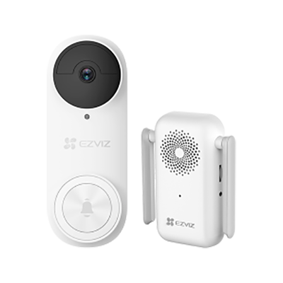 KIT Videocampanello 5MP wireless con suoneria</br>Protezione esterno IP65, obiettivo 1080p, ampio campo visivo 176°.</br>Sensore PIR</br>Batteria ricaricabile da 5200 mAh.</br>Anti manomissione, suoneria personalizzabile, H265 suoneria 72Db</br>