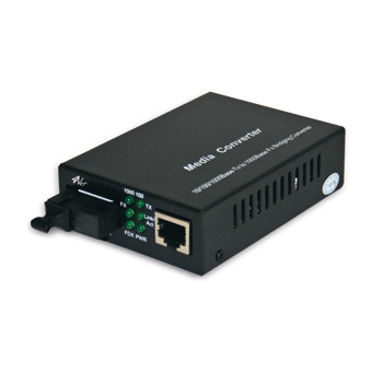 Media Converter multimodale 10/100TX A 100FX - 2KM.</br>
