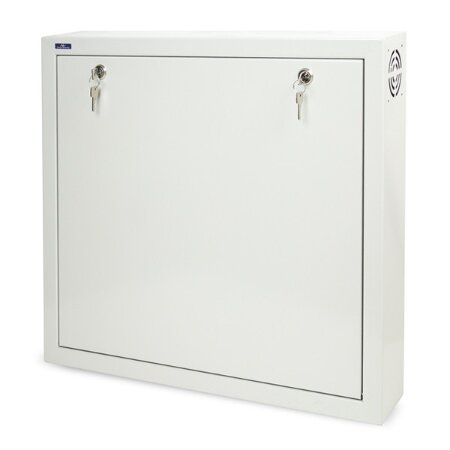Armadio security verticale doppia serratura P120L600H580 bianco RAL7035.</br></br></br></br>