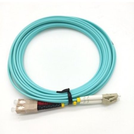 LC-SC Patchcord Zip Duplex cable 50/125 OM3 3 mt</br>