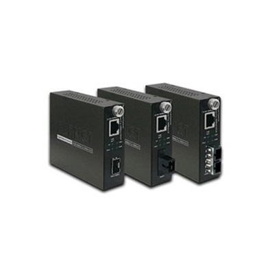 Media Converter Gigabit 10/100/1000Base-T a 1000Base-SX Multimodale Web Smart</br>