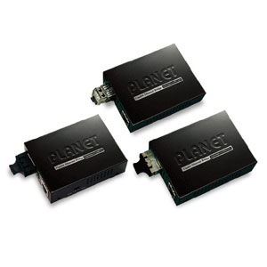 Media Converter Gigabit 10/100/1000Base-T a 1000Base-LX (Monomodale</br>