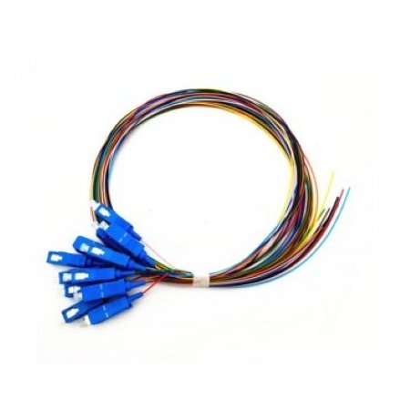 SC Pigtail 900um fiber 9/125 1 mt Confezione da 12 Pezzi di Colori Differenti</br>