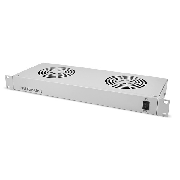 Cassetto ventilante 2 ventole 1U.</br>