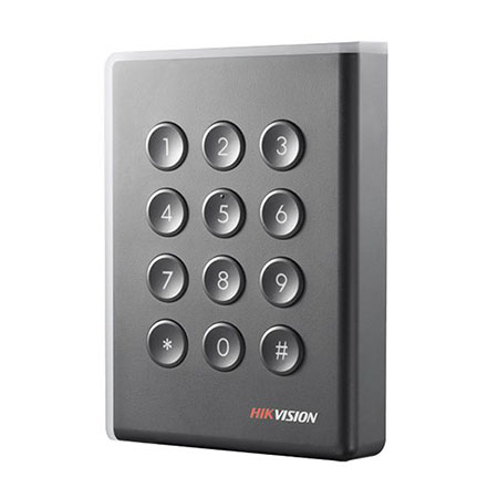 - Contenitore in ABS</br>- Tastiera integrata a 12 tasti MK</br>- Interfacce di comunicazione: RS-485 e Wiegand W26 e W34</br>- Grado di protezione: IP65</br>- Alimentazione: 12 VDC</br>- Temperatura di esercizio: -20°C / 65°C</br>