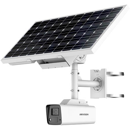 <strong>DS-2XS2T47G1-LDH/4G/C18S40 - COLORVU SOLARE 4MP 4mm 3G/4G CON </br>BATTERIA</strong></br>ColorVu 4MP 2560x1440 Ottica 6 mm.</br>Compressioni video: H265/H265/H264/H264/MJPEG, frequenza 4G LTE-TDD: Band </br>38/40/41, LTE-FDD: Band 1/3/5/7/8/20/28, WCDMA: Band 1/5/8, GSM: band 3/5/8</br>Interfaccia di comunicazione 1 Ethernet 10/100 Mbps</br>EVENTI Motion detection, video tampering, exception.</br>Smart LED Luce visibile fino 30 m, dWDR, memoria interna MMC da 64 GB, Slot SD </br>Card 1 microSD/SDHC/SDXC fino a 256 GB (non fornita).</br>Alimentazione 12Vcc.</br>Altoparlante e microfono incorporati.</br>Temperatura di esercizio in Ricarica 0 °C / 45°C in Scarica -20 °C / 55°C, da </br>esterno IP67</br>Pannello Fotovoltaico da 40 W</br><strong>Batterie Litio incluse 2x 8.4 Ah.</strong></br>