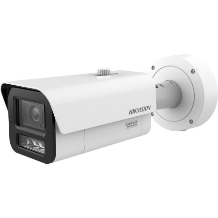 Telecamera Bullet IP Darkfighter Protezione Perimetrale Deep in View X large </br>scale. Risoluzione 4MP - 2688x1520 Frame Rate 4MP 50fps/60fps, Sensore 1/1.8" </br>Progressive Scan CMOS Sensibilità Col: 0.0005 Lux  (F1.2, AGC ON),B/W: 0.0001 </br>Lux  (F1.2, AGC ON),B/W: 0 Lux con IR/luce bianca. Day&Night ICR. Ottica P-Iris</br> 2.812 mm Varifocal Motorizzata Autofocus, stabilizzatore di immagine EIS. </br>Compressioni video: H.265/H.265/H.264/H.264. Risorse VCA Deep learning, Smart </br>Event: scene change detection,audio exception detection,defocus detection. </br>Perimeter Protection & Metadata: Line crossing, intrusion, region entrance, </br>region exiting discriminazione Uomo/veicolo, supporto eventi combinati con AI </br>dedicata e copertura fino a 100 m. Basic Event: Motion detection discriminazione</br> Uomo/veicolo, video tampering alarm,video quality diagnosis, network </br>disconnected, IP address conflict, illegal login, abnormal restart, HDD full, </br>HDD error, exception vibration detection. Streams 55 Custom. Portata IR e luce </br>bianca 100 m, WDR 140 dB, Slot SD Card microSD/SDHC/SDXC fino a 1TB (non </br>fornita). Video output 1Vp-p composito, Ingressi/Uscite: Audio 1/1, Allarme 2/2.</br> Porta RS-485 (half duplex, HIKVISION, Pelco-P, Pelco-D, Wiegand, </br>self-adaptive), uscita alimentazione 12Vcc 100mA max. 12 VDC  20, 1.8 A, max. </br>21.5 W, 24 VAC  20, 1.47 A, max. 21 W, oppure PoE: IEEE 802.3at, Type 2, Class</br> 4, 42.5 V to 57 V, 0.55 A to 0.41 A, max. 23.1 W. Temperatura di esercizio -40 </br>&deg;C  65 &deg;C, con Riscaldatore, da esterno IP67, Antivandalo IK10, Anticorrosione</br> NEMA 4X. TPM 2.0 (FIPS 140-2 level 2), AES128/256.</br>