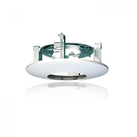 Adattatore a controsoffitto in alluminio colore bianco.</br>Diametro: 210 x 90 mm</br></br>DS-2CD27x2Fxx-Ixx</br>