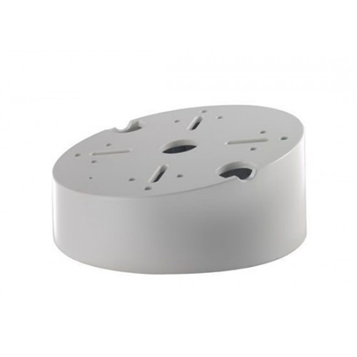 Box posteriore inclinato in plastica colore bianco. Diametro:.Per Mini Dome tipo: DS-2Ce56h1t-avpit3z.