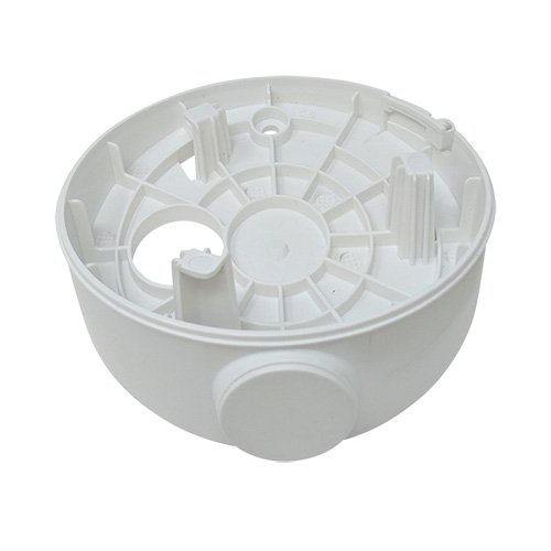 Box di collegamento in alluminio colore bianco.</br>
