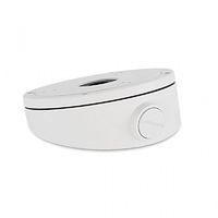 Box posteriore inclinato in alluminio colore bianco.</br>Diametro: 157 mm</br>Per Mini Dome tipo:</br>DS-2CE56C5T-VFIT3</br>DS-2CE56xxT-IT3Z</br>