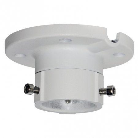 Staffa da soffitto in alluminio colore bianco Diametro: 116,5 x 57 mm DS-2DE7225IW-AE, DS-2DE5230W-AE, DS-2DE7430IW-AE, DS-2DF5225X-AEL, DS-2AE7225TI-A, DS-2AE5232T-A, DS-2AE7232TI-A