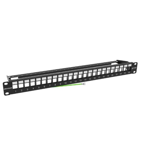 Shielded 24-port Blanck Patch Panel, 1U</br></br></br></br></br></br></br></br></br></br></br></br>