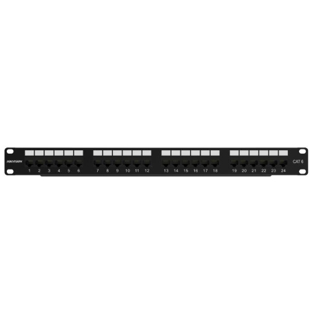 Cat6 Unshielded 24-port Patch Panel, 1U</br></br></br></br></br></br></br></br></br></br></br></br></br>
