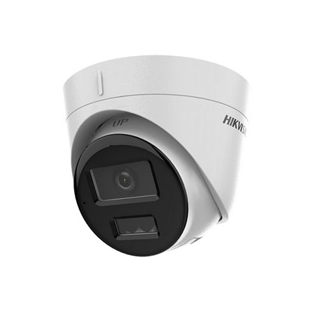 <strong>TELECAMERA TURRET 4MP SMART HYBRID LIGHT</strong></br></br>Illuminatori IR e luce bianca integrati fino a 30 m, Sensore CMOS a scansione </br>progressiva 1/3", 0.005 Lux  (F1.6, AGC ON),B/W: 0 Lux con Luce bianca/IR, WDR </br>120 dB, 3D-DNR, BLC, Ottica fissa 2.8 mm, algoritmo di compressione H.265, </br>H.265, H.264, H.264. Dual Stream, 6 connessioni simultanee. Funzioni Smart: </br>ROI. Protocolli TCP/IP, ICMP, DHCP, DNS, HTTP, RTP, RTSP, NTP, IGMP, IPv6, UDP, </br>QoS, FTP, SMTP. Modalità "Rotate" di inquadratura in 9:16. Motion Detection con </br>filtro uomo/veicolo, video tampering, privacy mask. Scheda di rete Ethernet 100 </br>Mbps. Notifica all'NVR Smart per una ricerca avanzata delle registrazioni, </br>notifica al sw di centralizzazione, invio email. Supporta accesso a Hik-Connect.</br> Web server di tipo multi browser, heartbeat. Alimentazione 12 V, 0.4A, oppure </br>PoE: IEEE 802.3af, Class 3, max. 6.5 W, IP67.Temperatura di esercizio -30°C / </br>60°C.</br>Certificazioni CE, EMC.</br><strong>Built-in Microphone</strong></br></br><strong>NO SLOT SD CARD</strong></br></br>