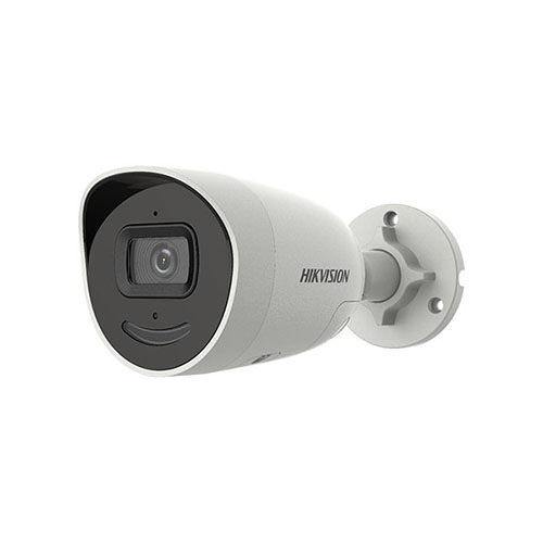 <strong>TELECAMERA IP ACUSENSE BULLET FISSA 4 MP LUCE STROBOSCOPICA E AVVISO </br>ACUSTICO</strong></br></br>- RISOLUZIONE 4MP - 2592 x 1944</br>- FRAME RATE 20 fps  2592 x 1944, SENSORE 1/2.7" Progressive Scan CMOS</br>- SENSIBILITA': 0.003 Lux  F1.4, AGC ON, 0 Lux con IR, DAY&NIGHT IR Cut Filter</br>- OTTICA 2.8 mm</br>- COMPRESSIONE VIDEO H.265/H.265/H.264/H.264</br>- SMART FEATURES: Line Crossing Detection, Intrusion Detection, Region Entrance </br>Detection, Region Exit Detection, Human/Vehicle Detection, RoI, STREAMS 3</br>- PORTATA IR 40m</br>- WDR 120dB SLOT SD CARD 1 micro SD/SDHC/SDXC fino a 256GB (non fornita)</br>- MICROFONO E SPEAKER INCORPORATI</br>- ALIMENTAZIONE 12VDC, PoE (802.3af), max 8W</br>- TEMPERATURA DI ESERCIZIO -30°C/ 60°C, da esterno IP66</br>- Luci Stroboscopiche e Messaggio Vocale di Allarme</br></br></br>