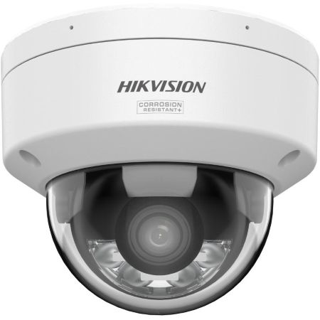 Telecamera Dome IP ColorVu 3.0 Immagini a colori 24/7, Risoluzione 8MP - </br>3840x2160, Frame rate 25 Fps  3840x2160, Sensore 1/1.8" Progressive Scan CMOS, </br>Sensibilità: 0.0005 Lux  (F1.0, AGC ON),0 Lux con Luce bianca / IR. Day&Night </br>IR Cut Filter, Ottica 2.8 mm, WDR 130dB, portata illuminatori IR e luce bianca </br>30m Compressione video H.265/H.265/H.264/H.264. Smart Event: Scene change </br>detection. Perimeter protection: Line crossing, intrusion, region entrance, </br>region exiting, discriminazione Uomo/Veicolo. Face capture, Basic Event: Motion </br>detection (discriminazione Uomo/Veicolo),video tampering alarm,exception. </br>AcuSearch: notifica all'NVR Smart per una ricerca avanzata delle registrazioni, </br>notifica al sw di centralizzazione, invio email. Integrazione: ONVIF (Profile S,</br> Profile G, Profile T),ISAPI,SDK,ISUP. Stabilizzatore immagini EIS, ROI, Streams</br> 3, Slot SD Card microSD/SDHC/SDXC fino a 512 GB (non fornita). Alarm </br>Input/Output 1/1. Microfono incorporato.Alimentazione 12 Vcc /- 25, 0.6 A, </br>max. 7.2 W, oppure PoE: IEEE 802.3af, Class 3, max. 9 W. Temperatura di </br>esercizio -30 °C / 60 °C. Da esterno IP67, NEMA 4X.</br></br></br></br></br></br></br></br></br>