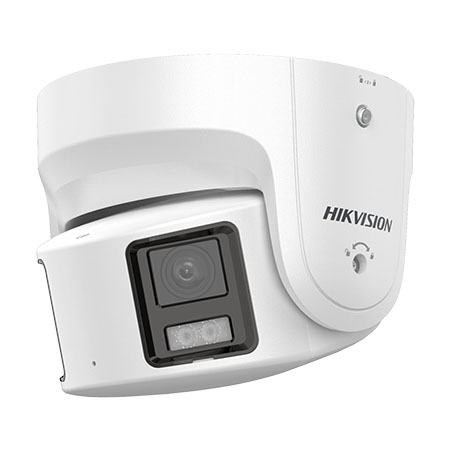 <strong>TELECAMERA IP ACUSENSE PANORAMICA TURRET FISSA 4 MP</strong></br></br>Sensore 2x1/2.5" Progressive Scan CMOS, colore 0,003lux (F1.6,AGCON), 0 lux con </br>IR, illuminatore smart Portata 30m, 2 x ottica fissa 2.8mm. (3040x1368) 25fps.</br>Dual lens fusion technology, angolo di visuale orizzantale 180°, verticale 81°, </br>BLC, HLC, 3DDNR, WDR120db.</br>Algoritmo di compressione H.265, H.265, H.264, H.264.</br>Funzioni smart: Line crossing detection, intrusion detection, regionen trance </br>detection, region exiting detection (tecnologia AcuSense discriminazione </br>uomo/veicolo), scene change detection.</br>Luce stroboscopica e Allarme audio. ANR,ROI.</br>Slot per scheda SD e SD/SDHC fino a 256GB (nonfornita).</br>Protocolli TCP/IP, ICMP, HTTP, HTTPS, FTP. DHCP. DNS. DDNS, RTP, RTSP, NTP, </br>UPnP, SMTP, IGMP, 802.1X, QoS,IPv6, UDP, Bonjour, SSL/TLS, PPPOE, SNMP, ONVIF </br>(ProfileS,ProfileG,ProfileT), Scheda Ethernet 10/100Mbps, Audio:1/1. </br>Allarme:1/1.Alimentazione 12V cco POE10, 5WMax.</br>Temperatura di esercizio -30 °C / 60 °C, IP67</br>