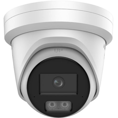 Telecamera Turret IP ColorVu 3.0 Immagini a colori 24/7, Risoluzione 4MP - </br>2688x1520, Frame rate 25 Fps  2688x1520, Sensore 1/1.8" Progressive Scan CMOS, </br>Sensibilità: 0.0001 Lux  (F1.0, AGC ON),0 Lux con Luce bianca / IR. Day&Night </br>IR Cut Filter, Ottica 2.8 mm, WDR 130dB, portata illuminatori IR e luce bianca </br>30m Compressione video H.265/H.265/H.264/H.264. Smart Event: Scene change </br>detection. Perimeter protection: Line crossing, intrusion, region entrance, </br>region exiting, discriminazione Uomo/Veicolo. Face capture, Basic Event: Motion </br>detection (discriminazione Uomo/Veicolo),video tampering alarm,exception. </br>AcuSearch: notifica all'NVR Smart per una ricerca avanzata delle registrazioni, </br>notifica al sw di centralizzazione, invio email. Integrazione: ONVIF (Profile S,</br> Profile G, Profile T),ISAPI,SDK,ISUP. Stabilizzatore immagini EIS, ROI, Streams</br> 3, Slot SD Card microSD/SDHC/SDXC fino a 512 GB (non fornita). Microfono </br>incorporato. Alimentazione 12 VDC /- 25, 0.7 A, max. 8.5W, oppure PoE: IEEE </br>802.3af, Class 3, max. 11 W. Temperatura di esercizio -30 °C / 60 °C. Da </br>esterno IP67, NEMA 4X.</br></br>