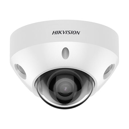 MicroDome IP ColorVu 4MP (2688x1520pixel) a 25 fps. Sensore CMOS a scansione </br>progressiva 1/1.8", sensibilità 0.0005 Lux F1.0 con AGC attivo, 0 lux con </br>illuminatore, WDR 130 dB, 3D-DNR, BLC, Ottica fissa 2.8 mm, algoritmo di </br>compressione H.265, H.265, H.264, H.264, Triplo Stream, Smart Features: Line </br>Crossing Detection, Intrusion Detection, Region Entrance Detection, Region Exit </br>Detection, Human/Vehicle Detection, RoI. standard ONVIF, protocolli Wi-Fi, </br>TCP/IP, ICMP, HTTP, HTTPS, FTP. DHCP. DNS. DDNS, RTP, RTSP, RTCP, UDP, NTP, </br>UPnP, SMTP, SNMP, IGMP, 802.1X, QoS, IPv6. Modalità "Rotate" di inquadratura in </br>9:16. Supporta registrazione locale su NAS (NFS, SMB/CIFS), Scheda di rete </br>Ethernet 100Mbps. Notifica all'NVR Smart per una ricerca avanzata delle </br>registrazioni, notifica al sw di centralizzazione, invio email. Supporta accesso</br> a Hik-Connect. Webserver di tipo multibrowser, pulsante di reset, heartbeat, </br>Alimentazione 12 Vcc oppure POE 802.3af, max 8W, IP66 (IK08). Temperatura di </br>esercizio -30 °C / 60 °C. Supporta SD Card da 256 Gb. Allarme In/Out: 1/1. </br>Audio In/Out: 2/1</br></br>