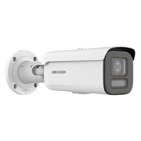 <strong>TELECAMERA IP BULLET VARIFOCAL COLOR VU SMART HYBRID LIGHT 4 MP</strong></br></br>- Telecamera Bullet IP Immagini a colori 24/7</br>- Risoluzione 4MP - 2688x1520, Frame rate 25 Fps (2688x1520), Sensore 1/1.8" </br>Progressive Scan CMOS, Sensibilità 0.0005 Lux  F1.0, AGC ON, 0 Lux con Luce </br>bianca / IR. Day&Night IR Cut Filter</br>- Ottica 2.8/12 mm.</br>- Compressione video H.265 / H.265 / H.264 / H.264. Stream video: 3.</br>- Smart Features: Line Crossing Detection, Intrusion Detection, Region Entrance </br>Detection, Region Exit Detection, Human/Vehicle Detection, ROI.</br>- Portata LUCE BIANCA o IR: 60 m</br>- WDR 130 dB, Slot SD microSD/SDHC/SDXC fino a 512 GB (non fornita)</br>- Audio, Allarmi.</br>- Alimentazione 12 Vcc  o - 25 / POE(802.3af), 14.5 W Max</br>- Temperatura di esercizio -30 °C / 60 °C</br>- Grado di protezione IP67</br>- IK10.</br>Eco-Friendly Packaging.</br>
