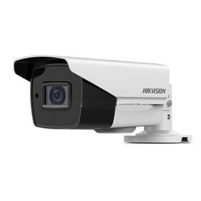 Telecamera MiniBullet a risoluzione 8MP ( 3840  2160) a 12,5fps, di tipo </br>Day&Night con filtro IR meccanico, IR EXIR 2.0, Ultra Low Light, auto focus, </br>completa di staffa regolabile su tre assi, illuminatori IR integrati sino a 80m,</br> sensore CMOS 8.29 megapixel a scansione progressiva, sensibilità 0.0031 Lux </br>F1.2 con AGC attivo, WDR 120dB,  3D-DNR, ottica motorizzata  2.8-12mm, Contrast,</br> Sharpness, Saturation, Mirror, Defog, HLC. 1 uscita CVBS, 1 uscita TVI. Up the </br>coax (HIKVISION-C) su uscita TVI. Alimentazione 12Vdc o 24Vca , assorbimento </br>15,5W, IP67, temperatura di esercizio da -40 °C to 60 °C. Dimensioni: 92 mm  89</br> mm  269.6 mm</br>