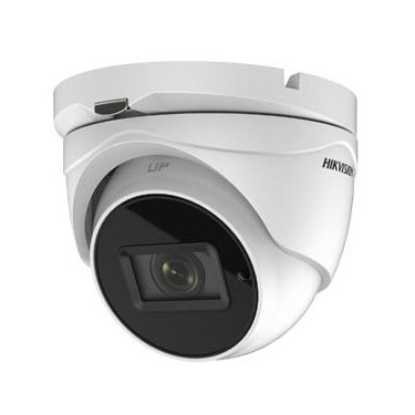 Telecamera Minidome Turbo HD-TVI PoC (power over coax) 5MP di tipo Day&Night con</br> filtro IR meccanico, DWDR, in contenitore per esterno IP67, illuminatore </br>EXIR2.0 integrato sino a 40m, sensore CMOS 5MPhigh-performance, sensibilità </br>0.008 Lux F1.2 con AGC attivo, ottica varifocale 2.8-12mm motorizzata. Digital </br>noise reduction, Mirror, SMART IR, dati Up to Coax con HIKVISON-C. Uscita video </br> HD-TVI, alimentazione 12Vdc/PoC.at 8W, temperatura di esercizio da -40°C a </br>60°C. Dimensioni 134.3 mm  123.9 mm  110.1 mm</br></br>