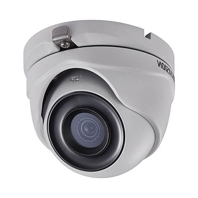 Turret Turbo HD-TVI 4in1 (TVI-CVI-AHD-CVBS) 2MP di tipo Day&Night con filtro IR </br>meccanico, in contenitore per esterno IP67,  illuminatore EXIR 2.0 integrato </br>sino a 30m, sensore 2MP CMOS, sensibilità 0.005 Lux F1.2 con AGC attivo, 0 Lux </br>con IR, ottica fissa 2.8mm.</br>Supporta 3D Digital noise reduction, BLC, Smart IR, WDR 120dB, dati Up to Coax </br>con HIKVISON-C. Uscita video  HD-TVI, alimentazione 12Vdc 4,6W, temperatura di </br>esercizio da -40°C a 60°C. OSD IP67</br>