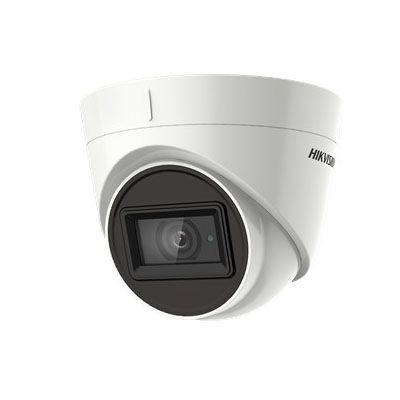 Turret Turbo HD-TVI 5MP 4 in 1 (TVI-CVI-AHD-CVBS) di tipo Day&Night con filtro </br>IR meccanico, WDR130dB in contenitore per esterno IP67, illuminatore EXIR 2.0 </br>integrato sino a 60m, sensore 5MP Progressive Scan CMOS, sensibilità 0.003 Lux </br>F1.2 con AGC attivo, 0 Lux con IR, ottica fissa 2.8mm. Supporta 3D Digital Noise</br> Reduction, BLC, HLC, Smart IR. dati Up to Coax con HIKVISON-C. Uscita video </br>HD-TVI alimentazione 12Vdc 5.8W, temperatura di esercizio da -40°C a 60°C.</br>