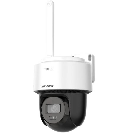 Telecamera Wi-Fi Dome PTda interno, 4MP (1920x1080 pixel), Sensore CMOS 1/2.8'' </br>Progressive Scan di tipo Day&Night , Digital WDR, IR 30 m EXIR 2.0, sensibilità:</br> colori: 0.01 lux F2.0, AGC on) B/N 0.005 lux (F2.0, 1 AGC on), 0 Lux con IR on.</br> BLC, HLC, 3D-DNR, EIS, Ottica fissa 4.0 mm, Movimentazione tilt: da -0°fino a </br>80°,  Movimentazione pan: da 0 fino a 345°</br>Algoritmo di Compressione video H.265/264 Doppio Stream, Funzioni Smart: </br>Intrusion Detection, Line crossing detection, Region entrance detection, region </br>exiting detection,Human detection, Vehicle detection, Auto-tracking. Slot per </br>scheda SD e SD/SDHC fino a 512 GB. Protocolli: TCP/IP, ICMP, HTTP, HTTPS, FTP, </br>DHCP, DNS,RTP,RTSP,RTCP,NTP,UPnP,IGMP,QoS,IPv4,UDP,Bonjour,SSL/TLS. Scheda </br>Ethernet 10/100 Mbps, Wi-Fi 2.4GH. Portata Wireless fino a 50 m.</br>Audio In/Out: Compatibile con Hik-Partner PRO e Hik-Connect, Utilizzo con AXPro </br>consente l'invio di una clip video di 7 s, microfono incorporato/Speaker </br>incorporato.</br>Alimentazione 12 Vcc 10W, protezione inversione di polarità.</br>Temperatura di esercizio -30°C / 50°C. IP66.</br>No Page Web</br>