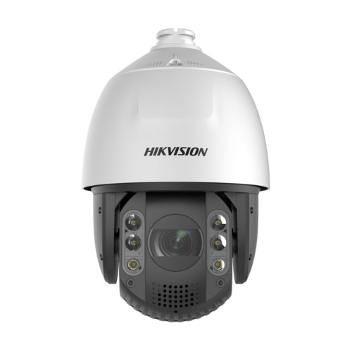 <strong>SPEED DOME IP DA 7 POLLICI 8MP 25X CON TECNOLOGIA DARK FIGHTER </br>IR</strong></br></br>Telecamera Speed Dome IR 7" 8MP (3840x2160) 25 Fps, zoom ottico 25x, Digitale </br>16x. Sensore CMOS 1/1.8'' Progressive Scan di tipo Day&Night con filtro IR </br>meccanico, WDR 120 dB, IR 200 m sensibilità: colori: 0.005 lux (F1.5 AGC on) B/N</br> 0.001 lux (F1.5 AGC on), 0 Lux con IR on. BLC, HLC, 3D-DNR, EIS. Defog, Auto </br>Tracking, movimentazione tilt: da -15° fino a 90°, funzione auto flip, fino a 0,</br> 1-120°/s. Movimentazione pan: 360° continua, fino a 0, 1-160 °/sec.</br>Algoritmo di Compressione video H.265/H.265/H.264/H.264 Triple Stream</br>Funzioni Smart: Line crossing detection, intrusion detection, region entrance </br>detection, region exiting detection, unattended baggage detection, object </br>removal detection, audio exception detection, Face Capture, ANR, ROI. Slot per </br>scheda SD e SD/SDHC fino a 256 GB (non fornita). Protocolli IPv4/IPv6, HTTP, </br>HTTPS, 802.1x, QoS, FTP, SMTP, UPnP, SNMP. DNS. DDNS, NTP, RTSP, RTP, TCP, UDP, </br>IGMP, ICMP. DHCP, PPPOE, ONVIF, Bonjour. fino a 300 preset, fino a 8 patrol, </br>fino a 4 pattern, park action.</br>Scheda Ethernet 10/100 Mbps, 2 ingressi di Allarme, 1 uscite relè, 1 ingresso </br>Audio, 1 uscita Audio, posizionamento Intelligente di tipo 3D, Manual tracking e</br> auto-tracking.</br>Alimentazione 24 Vca o HiPOE (42 W). Consumo 42 W, protezione dalle </br>sovratensioni.</br>Temperatura di esercizio da -30 °C / 65 °C. IP66, IK10.</br>Staffa DS-1602ZJ inclusa.</br>Alimentatore incluso: KPL-040F-VI, 12 Vcc, 3.33 A, 40 W.</br>