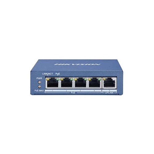 - Porte: 5</br>- POE: 4 IEEE 802.3af, IEEE802.3at.</br>- Tipologia: 10/100/1000</br>- Tipo POE: 30 W.</br>- Budget totale: 35 W.</br>- Uplink: 1</br>- Tipologia Uplink: 10/100/1000</br>- Tipo: L2 Unmanaged</br>- Case: metallico</br>- Banda: 10 GBPS</br>- Temperatura funzionamento: -10 °C a 55 °C.</br>- Alimentazione: 48 VDC, 0.8 A</br>