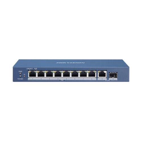 - Porte 8</br>- POE 4 IEEE 802.3af, IEEE 802.3at.</br>- Tipologia 10/100/1000.</br>- Tipo POE 30 W.</br>- Budget totale 110 W.</br>- Uplink 2</br>- Tipologia Uplink 10/100/1000 e SFP</br>- Tipo L2 Unmanaged.</br>- Case metallico.</br>- Banda 20 GBPS.</br>- Temperatura funzionamento 0 °C a  40 °C.</br>- Alimentazione 48 VDC, 2.5 A</br></br></br>