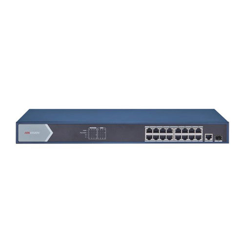 - Porte 16</br>- POE 16 IEEE 802.3af, IEEE 802.3at.</br>- Tipologia 10/100/1000.</br>- Tipo POE 30 W.</br>- Budget totale 230 W.</br>- Uplink 2</br>- Tipologia Uplink 10/100/1000 e SFP</br>- Tipo L2 Unmanaged.</br>- Case metallico.</br>- Banda 36 GBPS.</br>- Temperatura funzionamento - 10 °C a 55 °C.</br>- Alimentazione 100-240 VAC</br>
